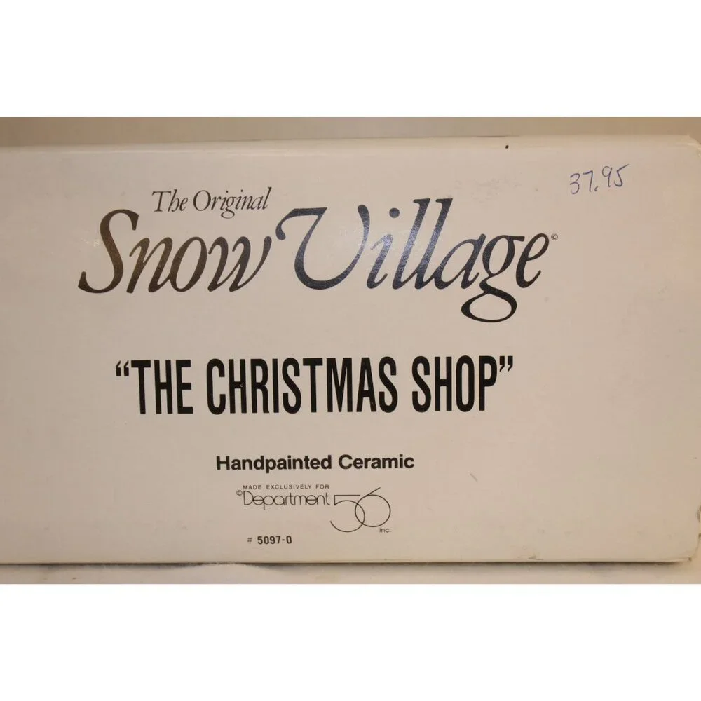 Dept 56 Snow Village - The Christmas Shop